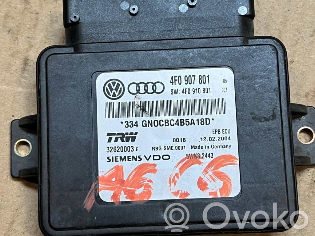 Audi A6 S6 C6 4F Moduł / Sterownik hamulca ręcznego 