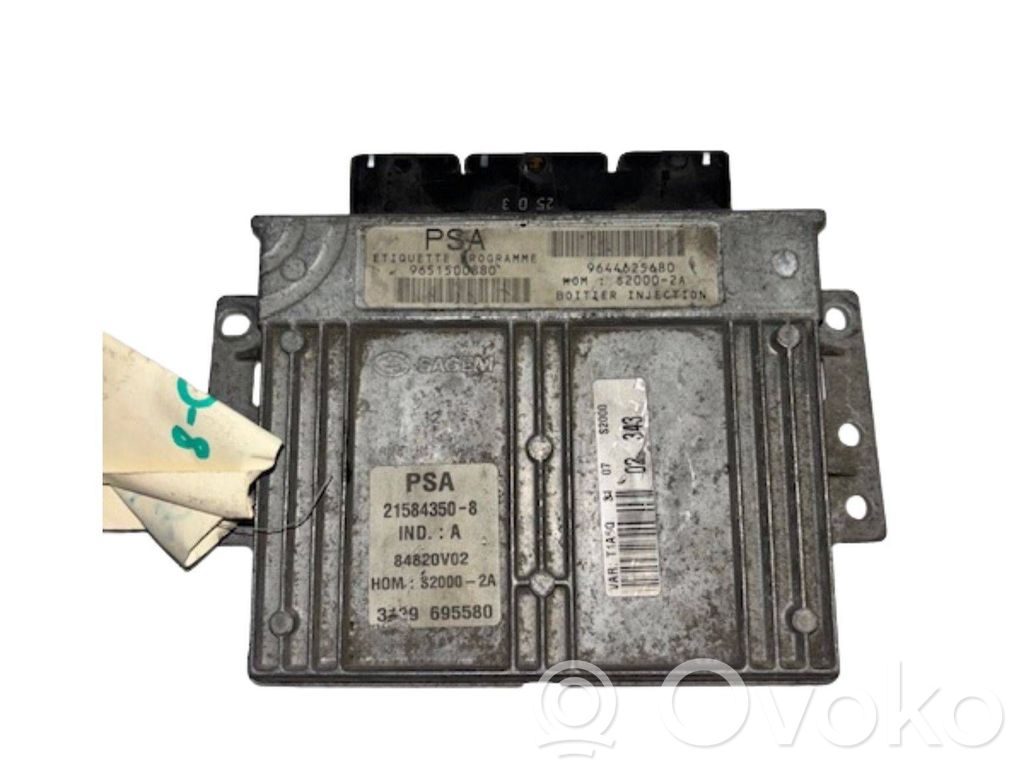 Peugeot 206 Engine control unit/module 