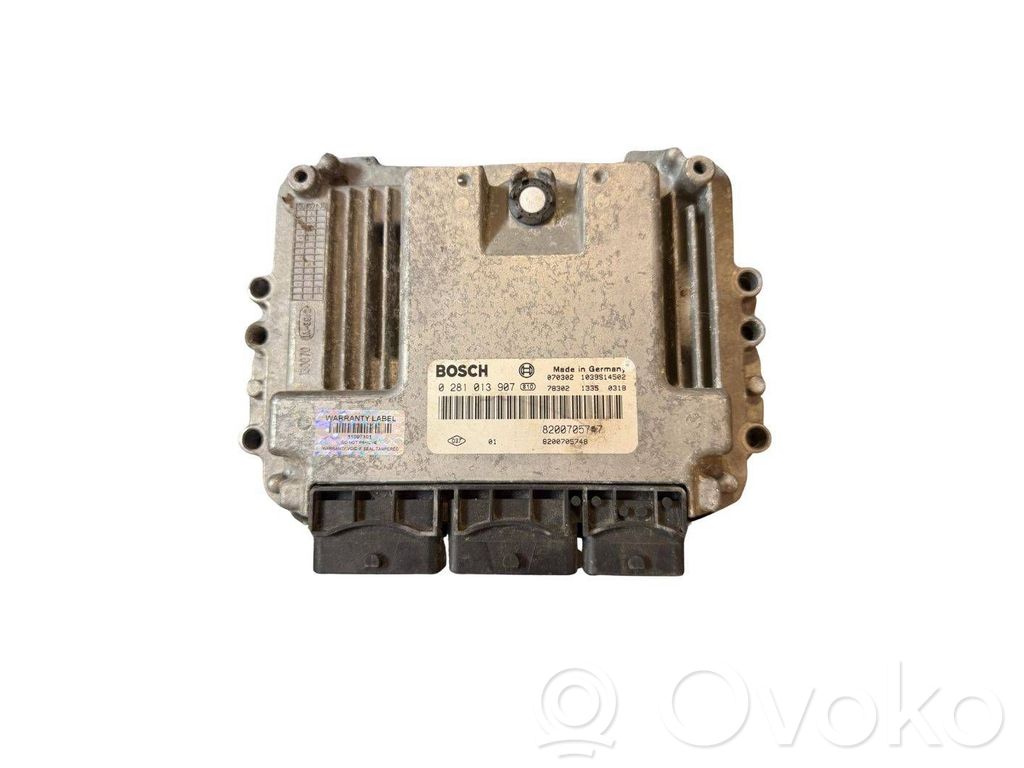 Engine control unit/module   0281013907,8200705748,8200705747,1039S14502