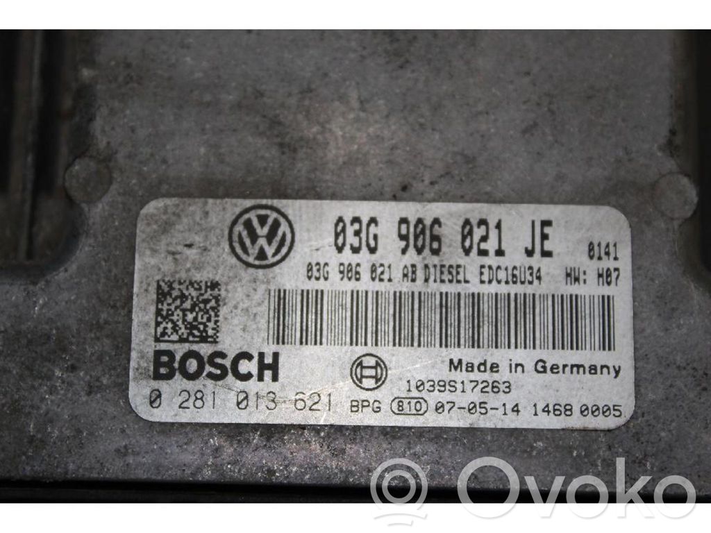 Seat Leon (1P) Fuel injection control unit/module 
