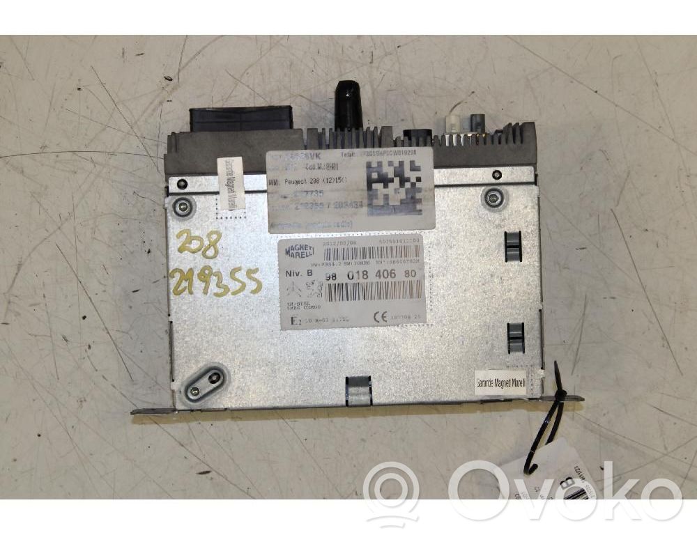 Peugeot 208 I Unità principale autoradio/CD/DVD/GPS