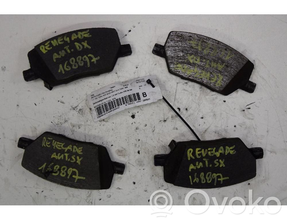 Jeep Renegade Plaquettes de frein avant 