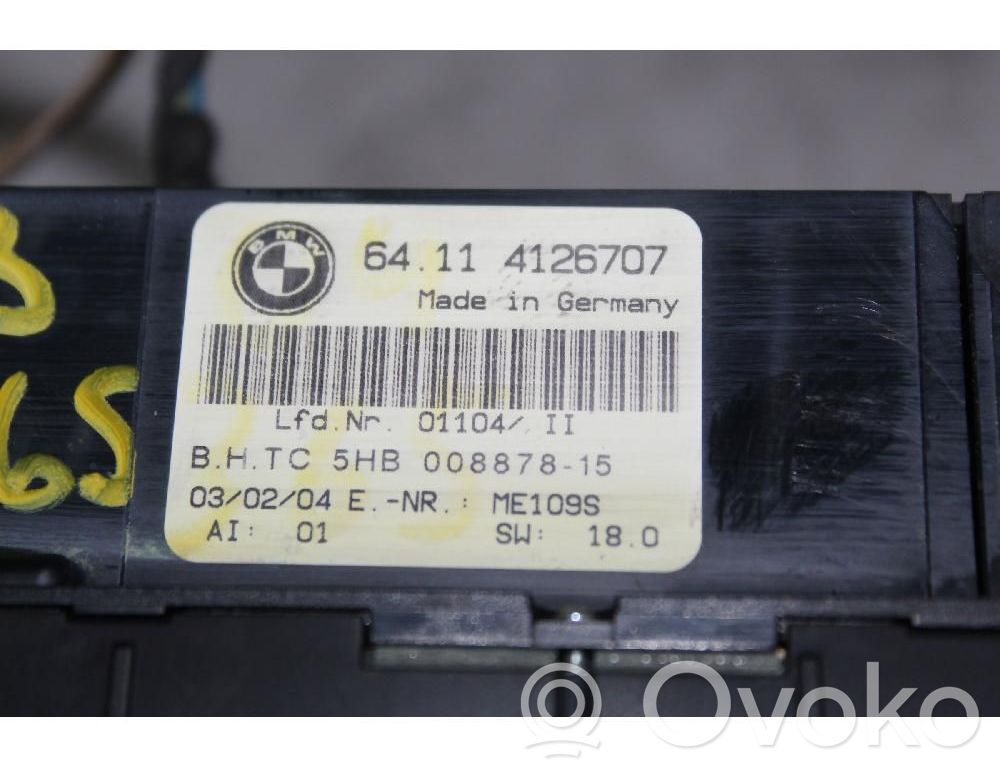 Unidad de control climatización   64114126707