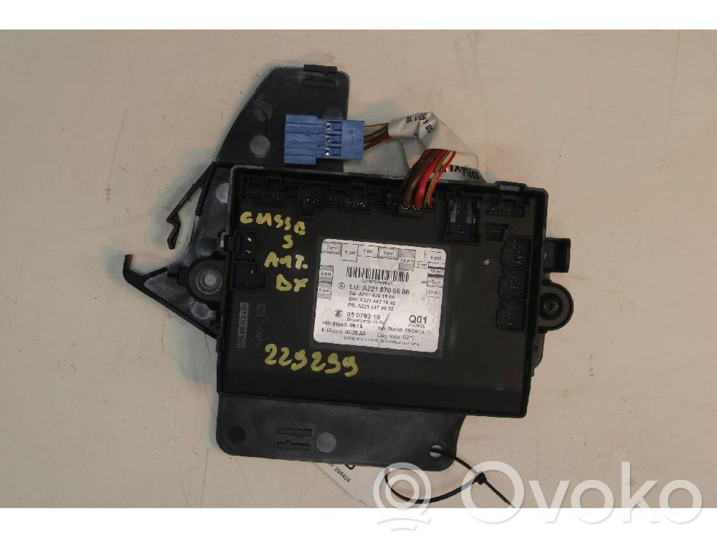 Module confort   A2218706686