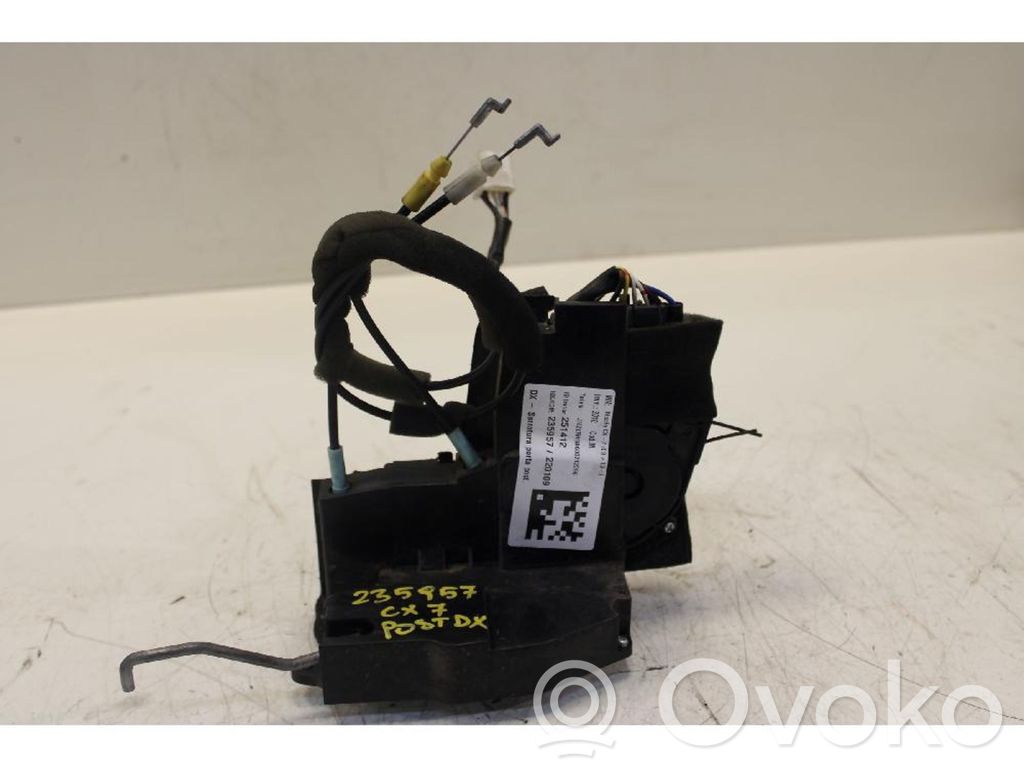 Cerradura de puerta trasera   NONRILEVATO