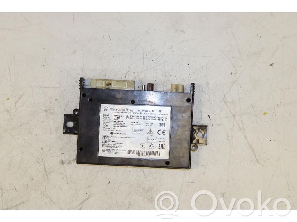 Mercedes-Benz A W177 Telefono valdymo blokas 