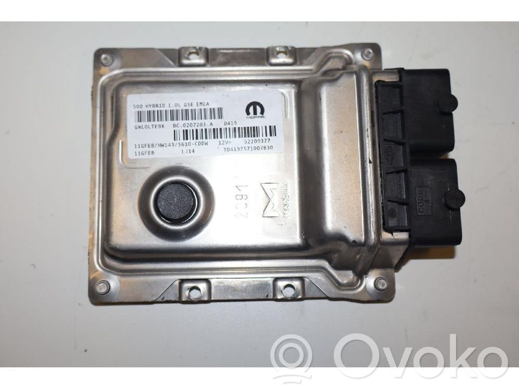 Fiat 500 Fuel injection control unit/module 