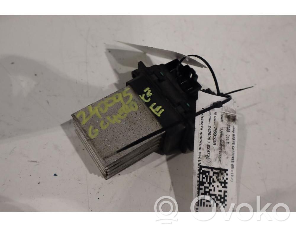 Jeep Grand Cherokee (WK) Résistance moteur de ventilateur de chauffage
