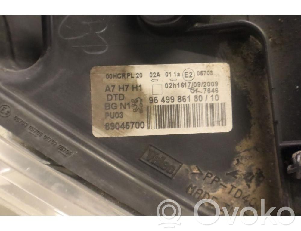 Peugeot 207 Faro/fanale 