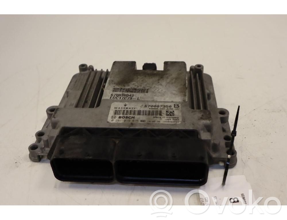 Unité de commande / module de pompe à carburant   670007350