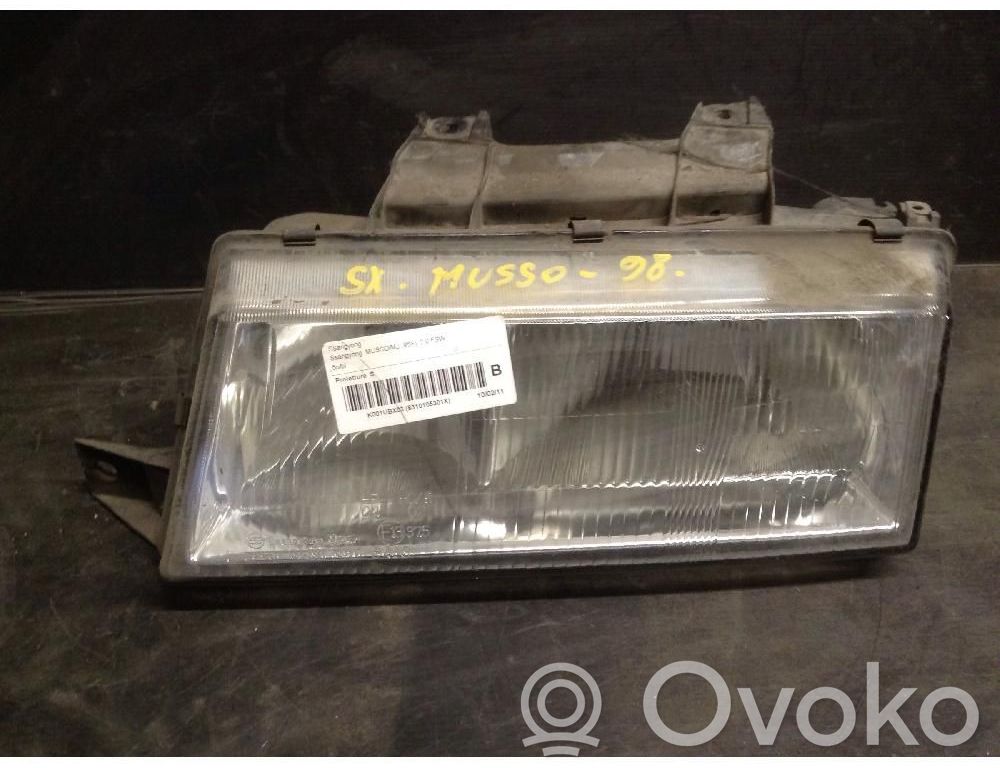 SsangYong Musso Phare frontale