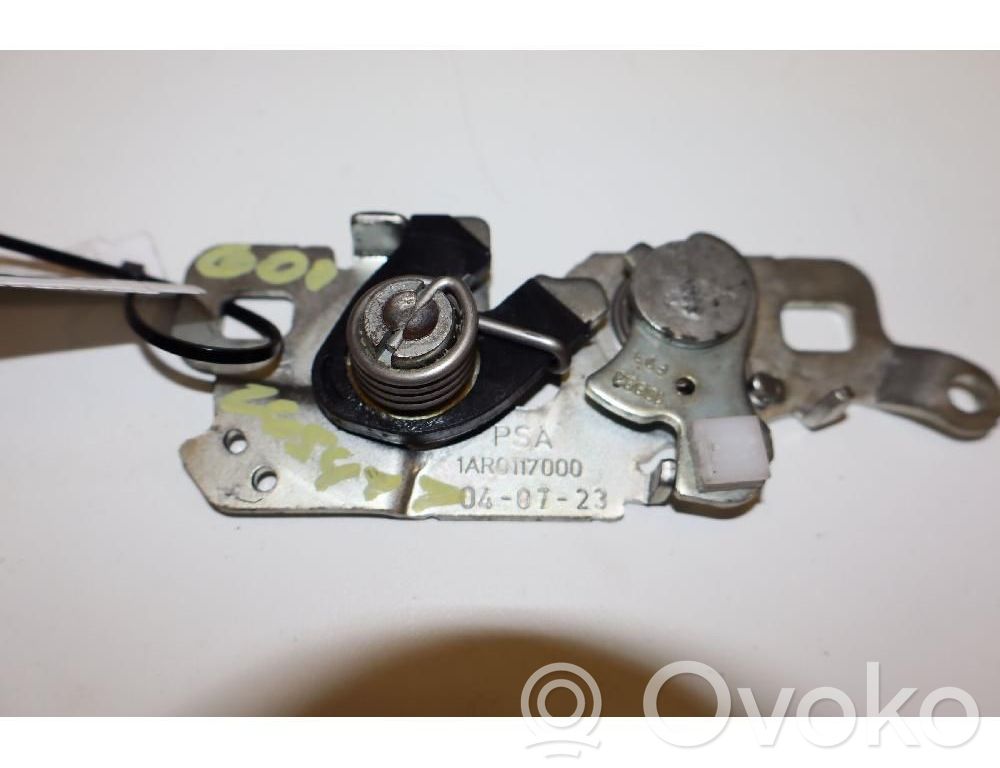 Fiat 600 Système poignée, câble ouverture de capot 