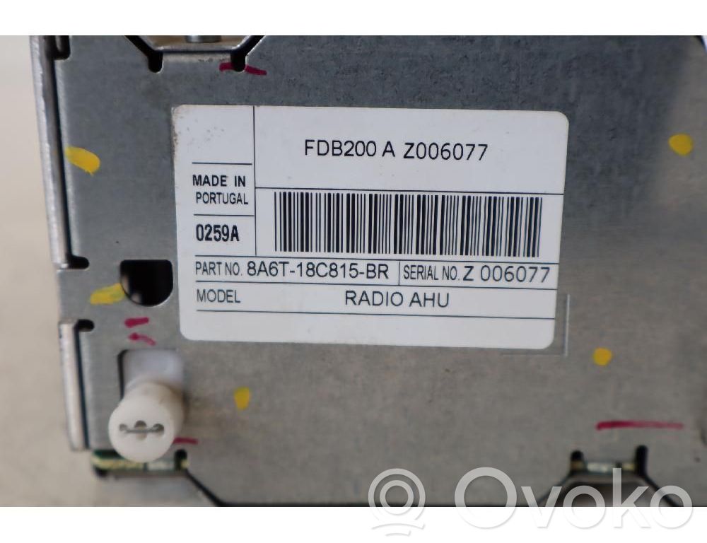 Ford Fiesta Panel / Radioodtwarzacz CD/DVD/GPS 