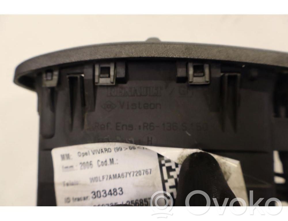 Opel Vivaro Grilă ventilație/ramă laterală bord 