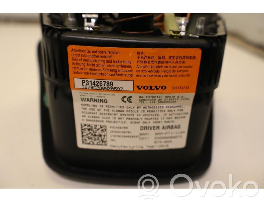 Volvo V40 Airbag volan