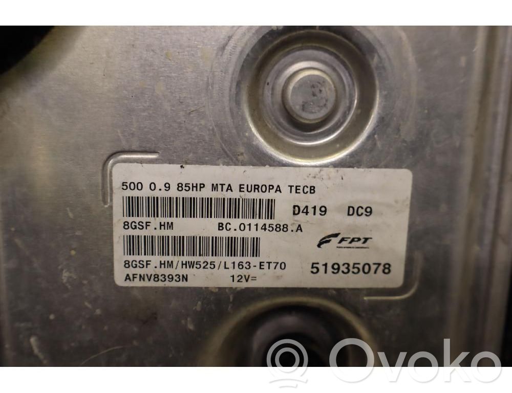 Fiat 500 Fuel injection control unit/module 