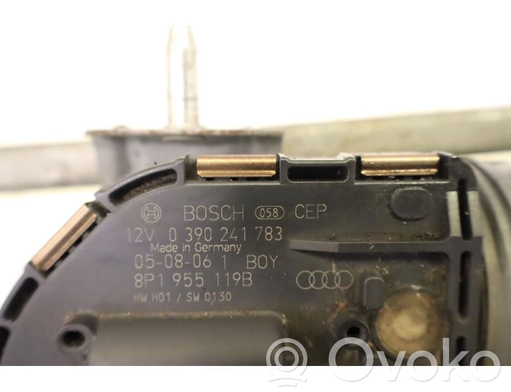 Audi A3 S3 8P Tringlerie et moteur d'essuie-glace avant
