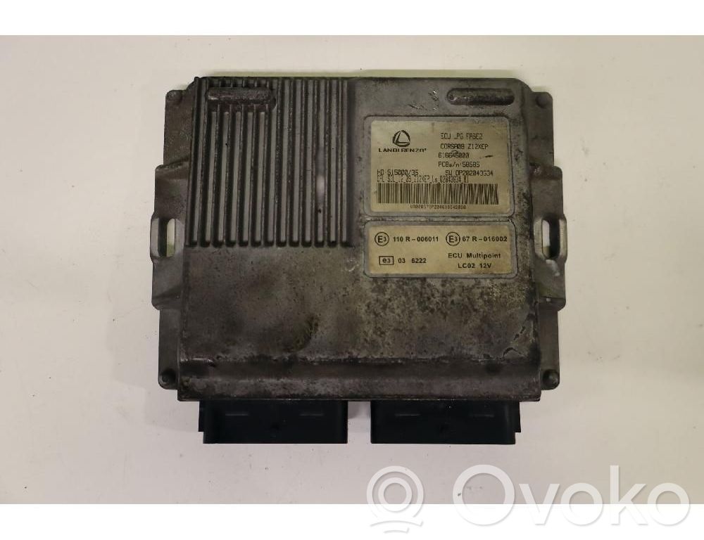 Opel Corsa D Air conditioning/heating control unit 
