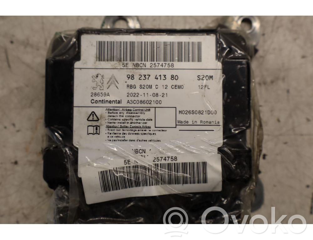 Peugeot 2008 II Unitate/modul de comandă airbaguri 