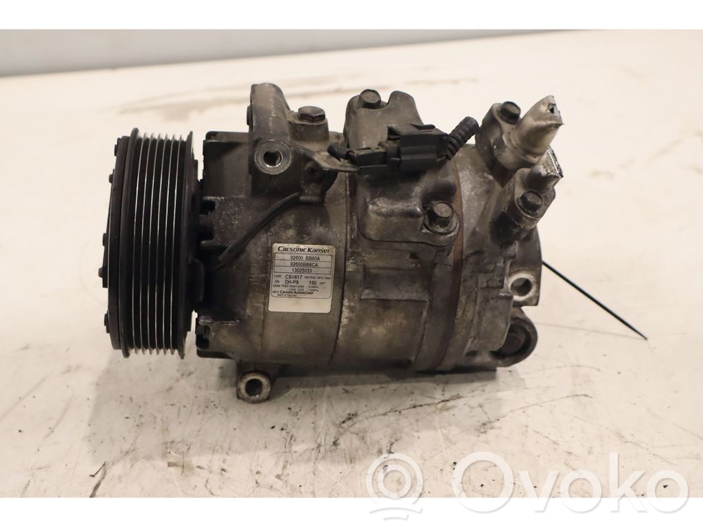 Nissan Qashqai+2 Compresseur de climatisation 