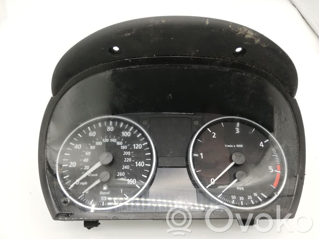 BMW 3 E90 E91 Compteur de vitesse tableau de bord 