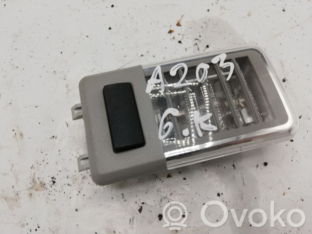 BMW X3 E83 Rear seat light 