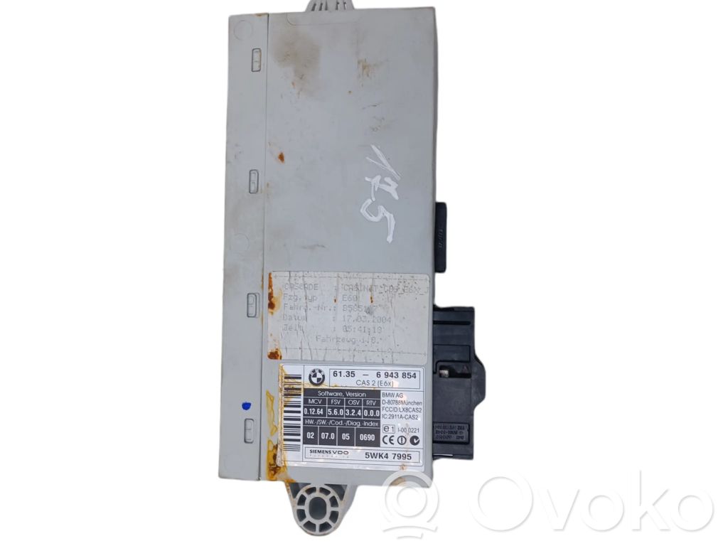 BMW 5 E60 E61 CAS valdymo blokas/ modulis 