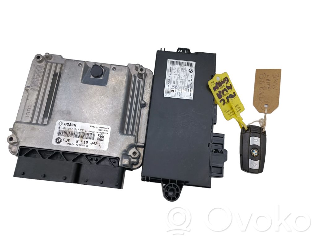 BMW 3 E90 E91 Engine ECU kit and lock set 