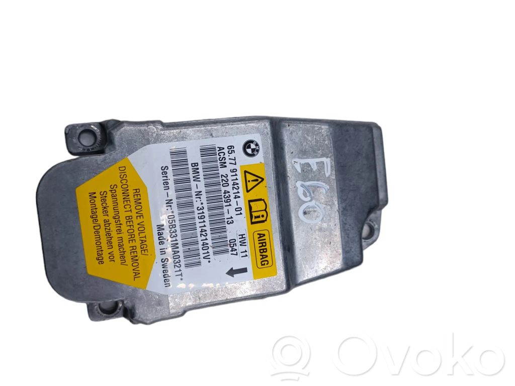 BMW 5 E60 E61 Airbag control unit/module 