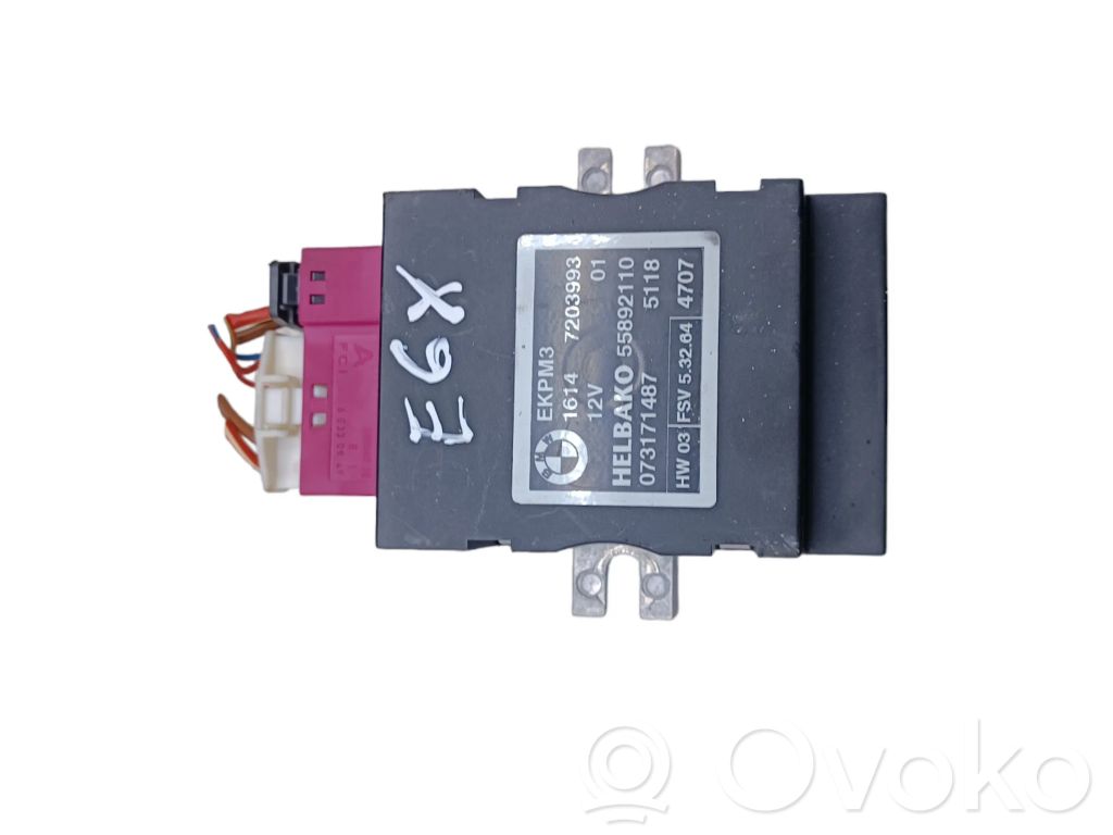 BMW 5 E60 E61 Degvielas sūkņa vadības bloks 