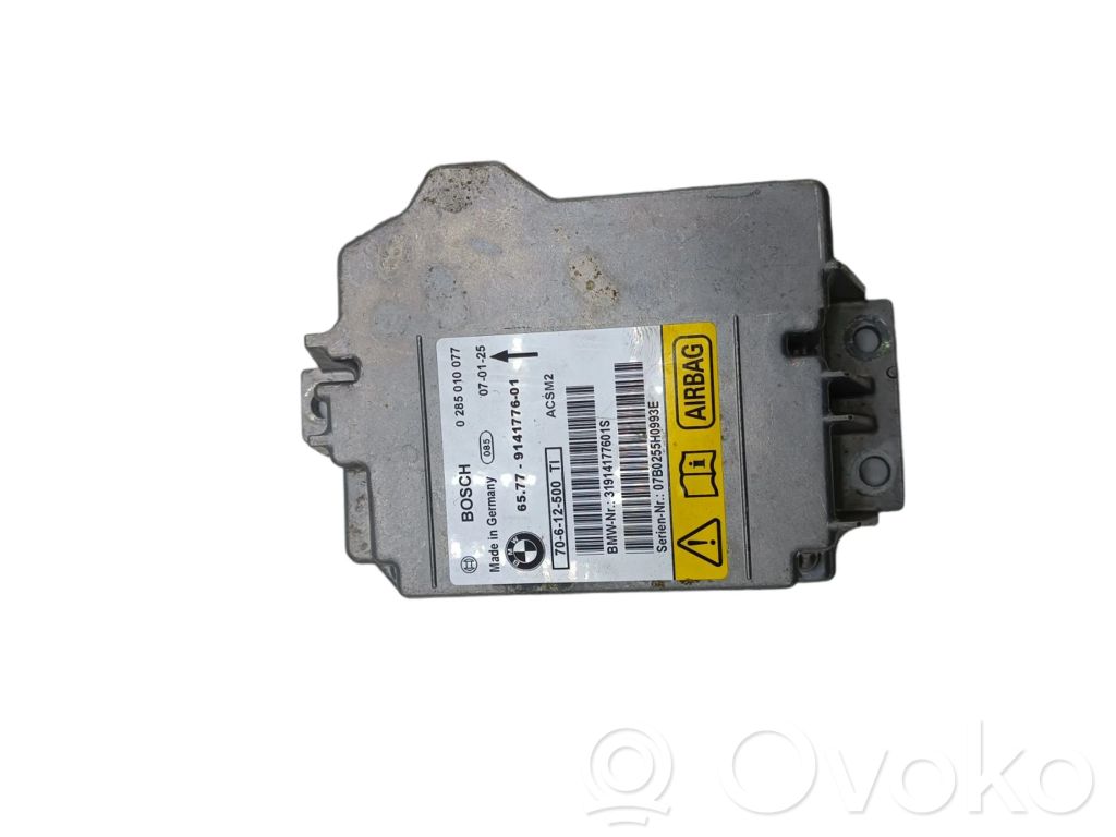 Airbag control unit/module   65779141776,9141776,0285010077