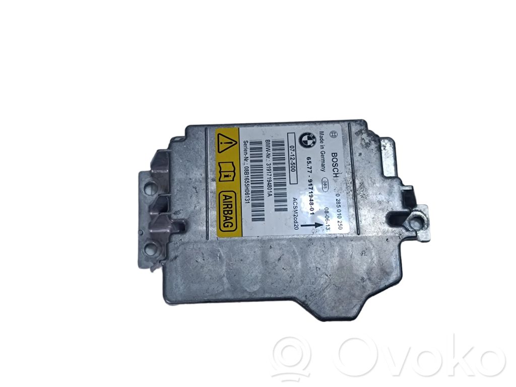 BMW X5 E70 Unidad de control/módulo del Airbag 