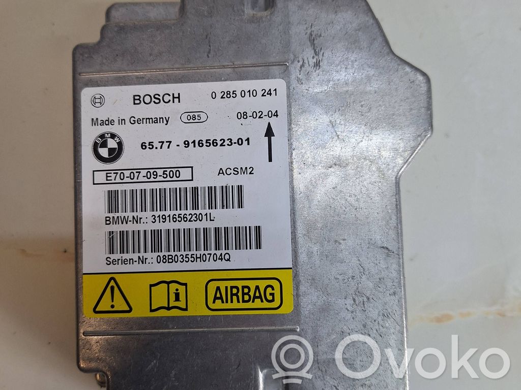 Airbag control unit/module   0285010241,9165623,31916562301L