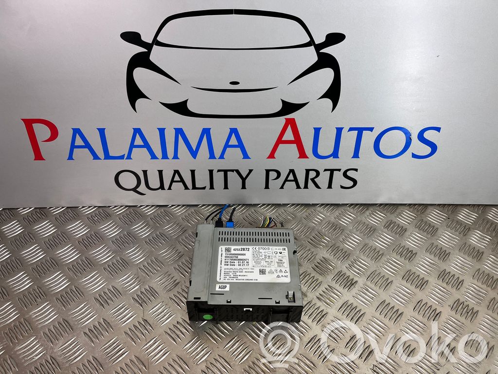 Opel Astra K Head unit multimedia control 