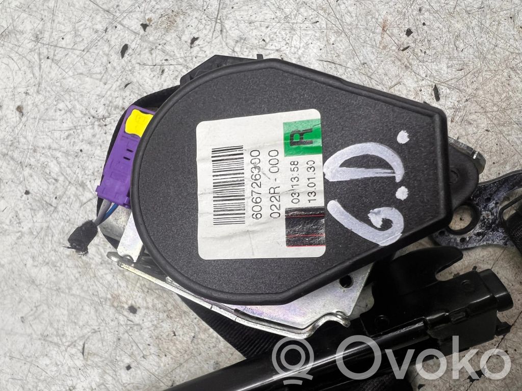 Audi Q7 4L Cinturón trasero 
