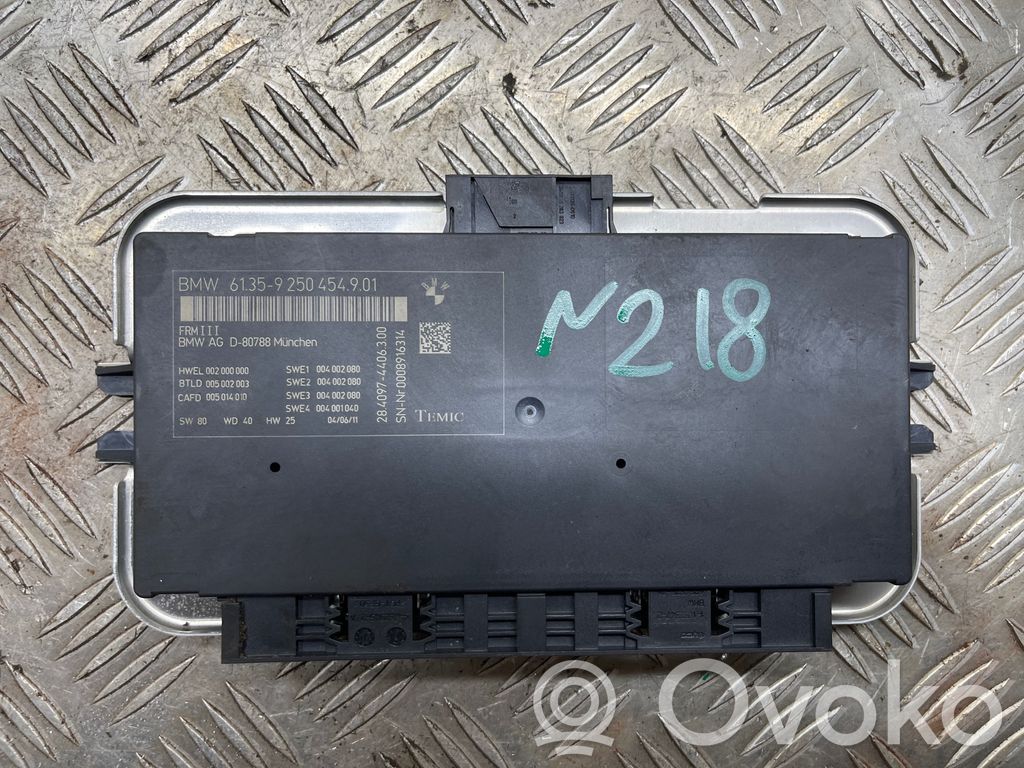 BMW 5 F10 F11 Sterownik / Moduł świateł LCM 