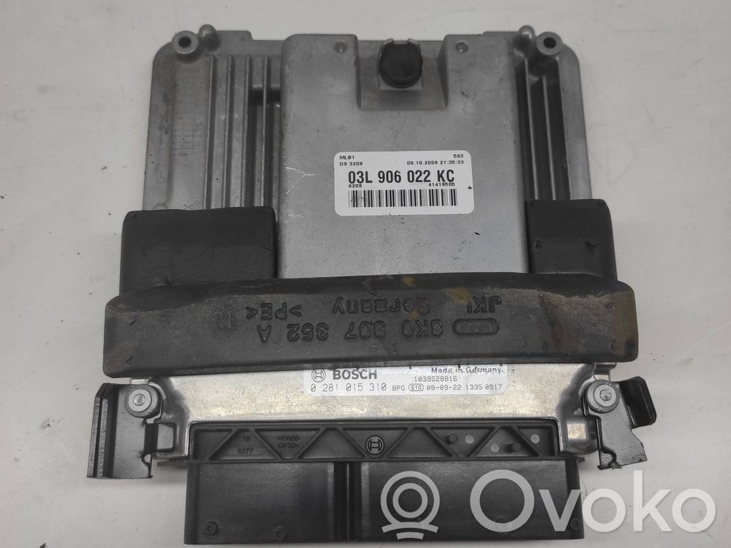 Audi A4 S4 B8 8K Engine control unit/module 