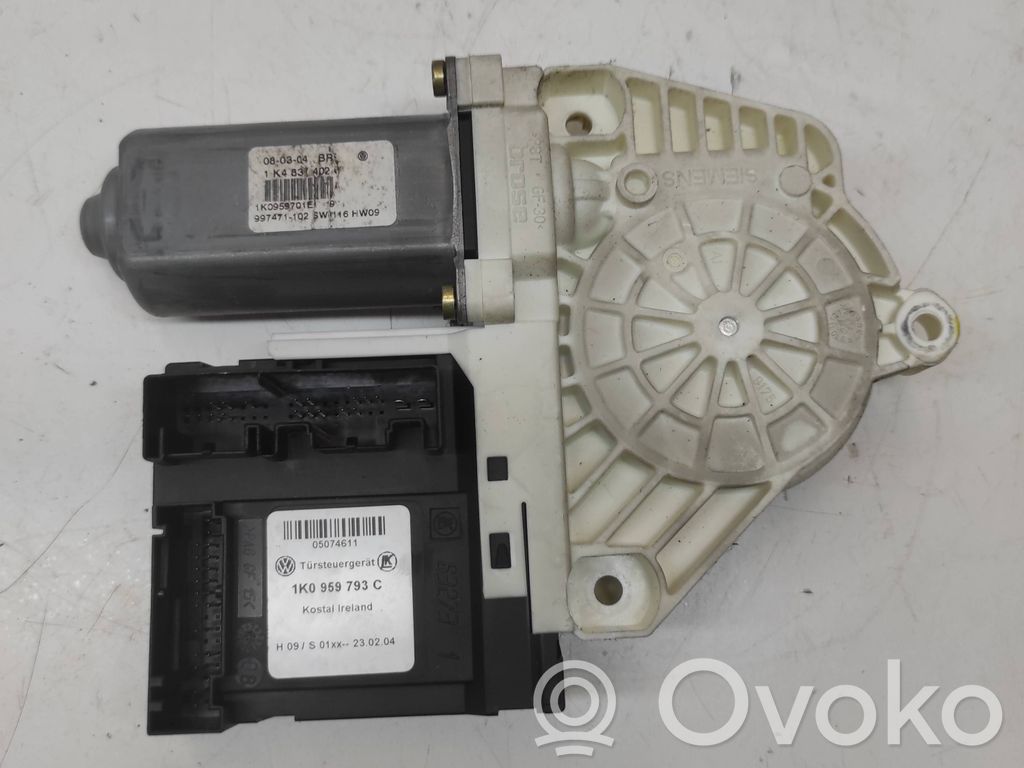 Volkswagen Golf V Silnik regulatora szyby drzwi przednich 