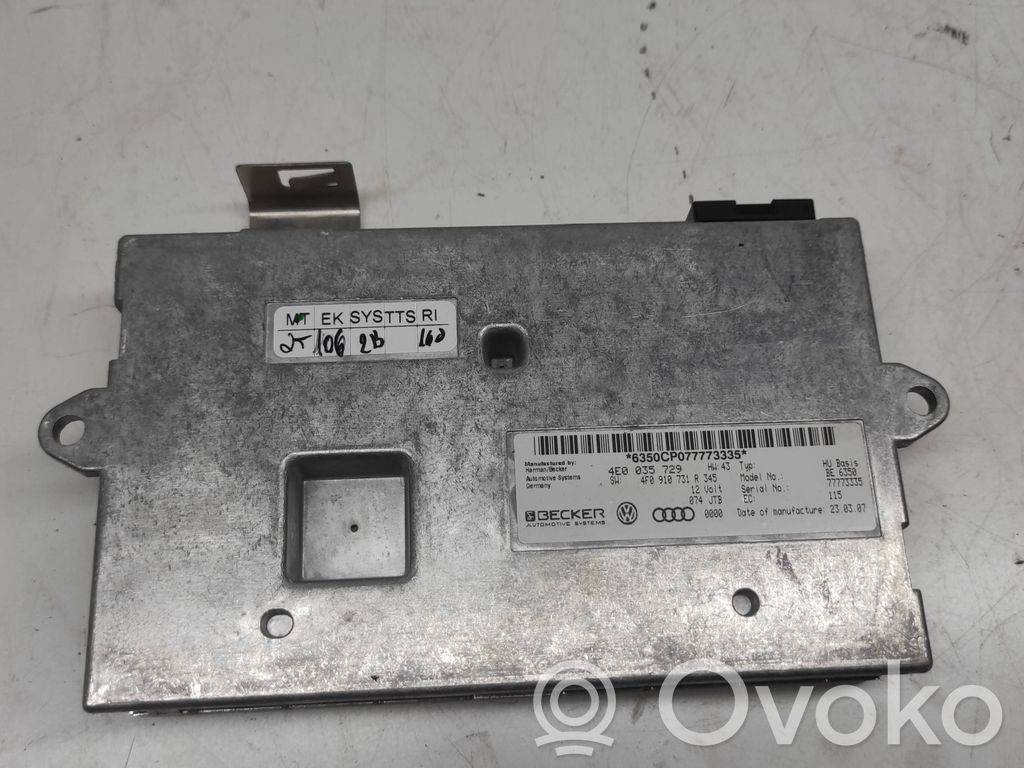 MMI control unit   4E0035729,4F0910731R