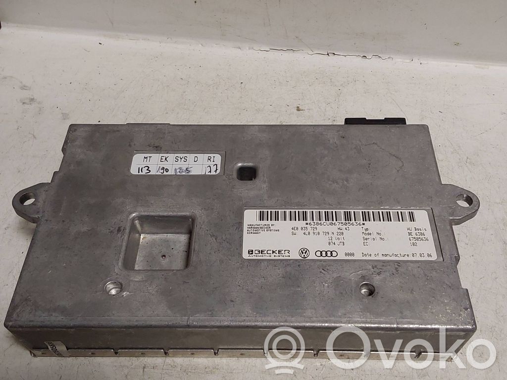 Audi A6 S6 C6 4F Multimedian ohjauslaite 