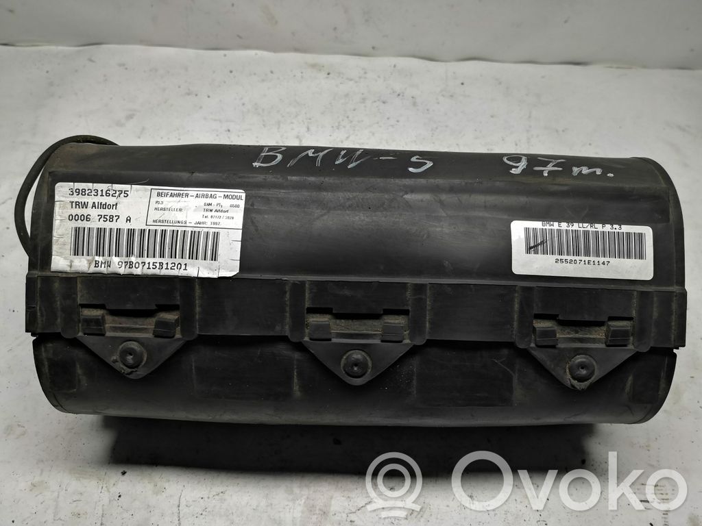 BMW 5 E39 Beifahrerairbag 