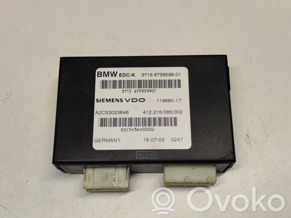 BMW 7 E65 E66 Suspension control unit/module 