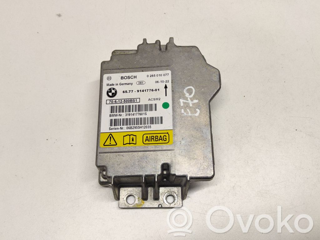 BMW X5 E70 Airbag control unit/module 
