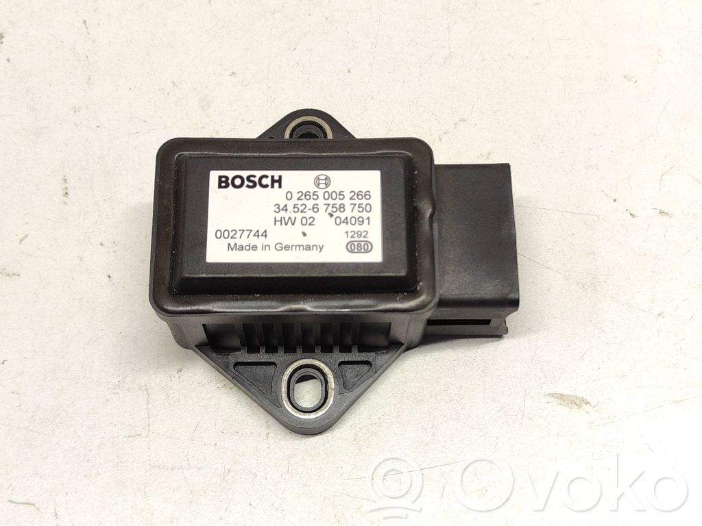 BMW 5 E60 E61 ESP acceleration yaw rate sensor 
