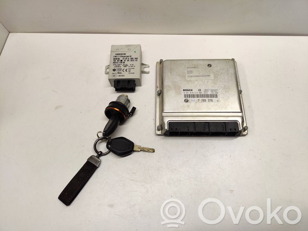 Engine ECU kit and lock set   7789376,61356905666,0281010314,6905666,8379345