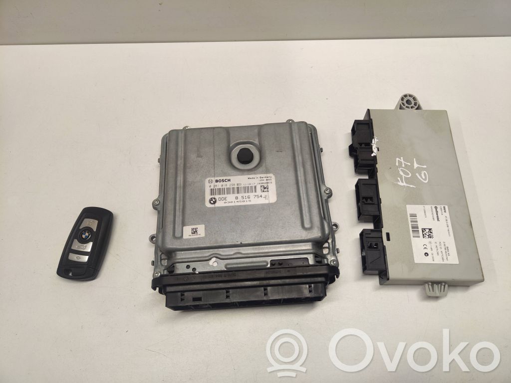 BMW 5 GT F07 Kit centralina motore ECU e serratura 