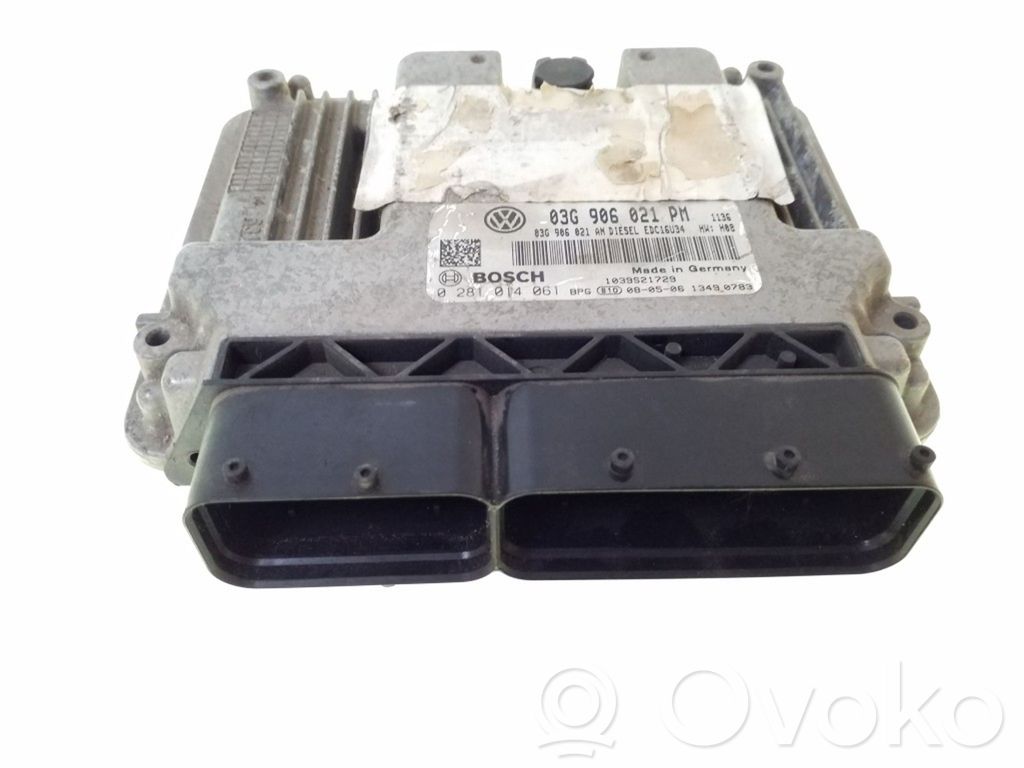 Engine control unit/module   03906021PM,0281014061,03G906021AN