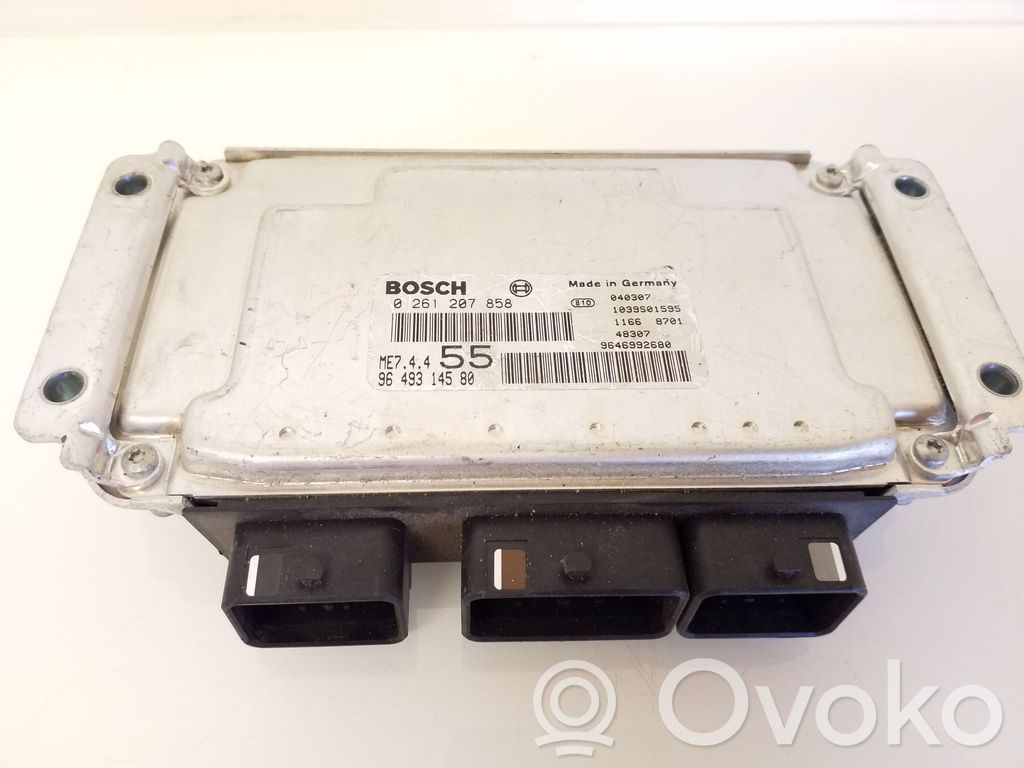 Engine control unit/module   0261207858,9649314580