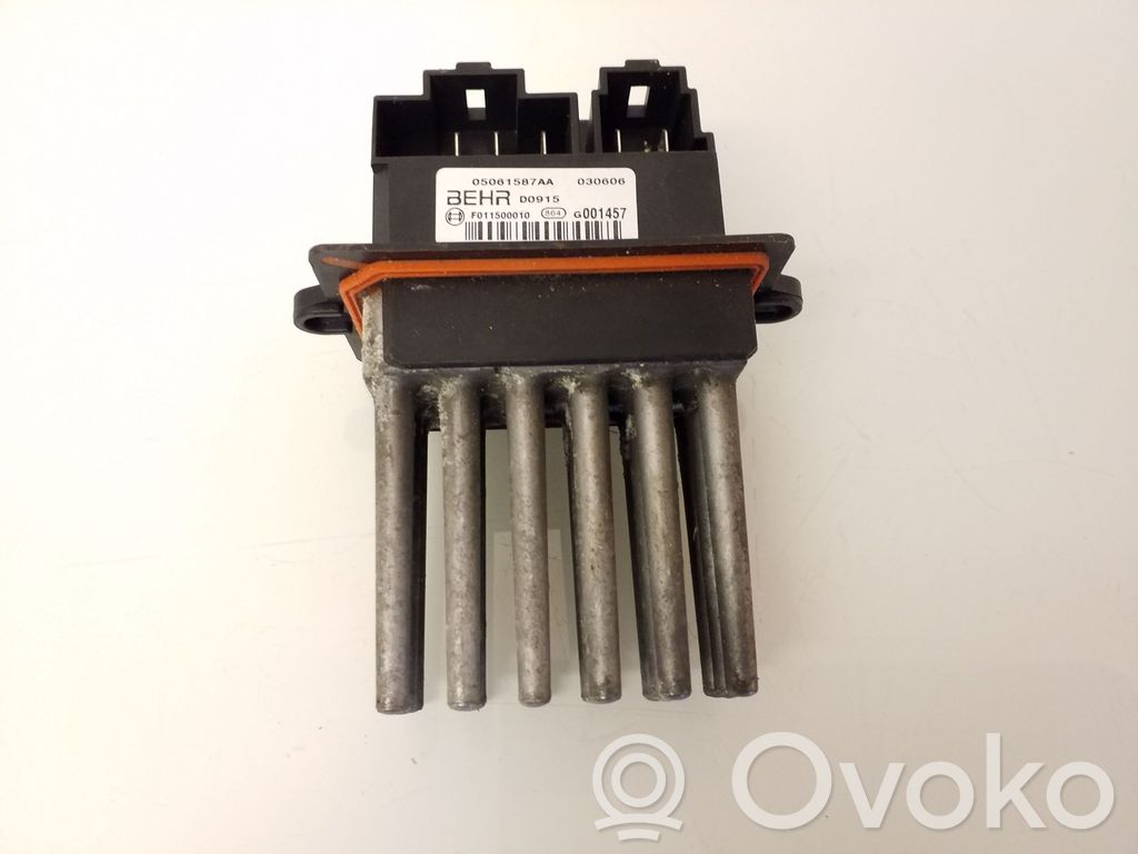 Chrysler Sebring (ST-22 - JR) Rezystor / Opornik dmuchawy nawiewu 