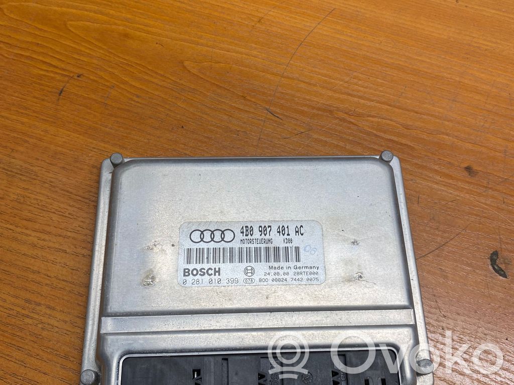 Unidad de control/módulo del motor   4B0907401AC,28RTE000,0281010399
